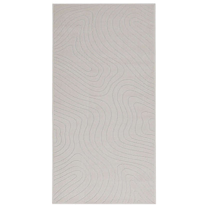 vidaXL Area Rugs Rectangular PALMERAS Cream 200 x 80 cm Polyester