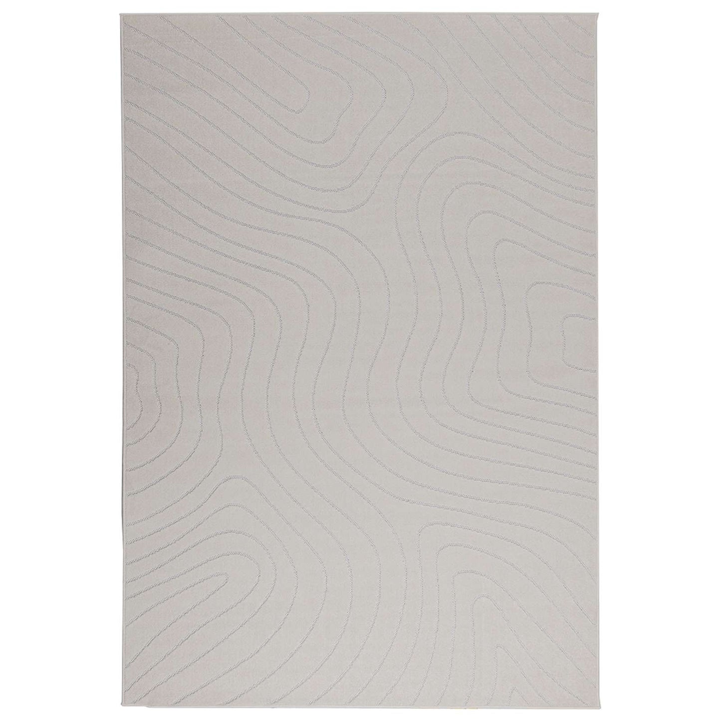 vidaXL Area Rugs Rectangular PALMERAS Cream 200 x 140 cm Polyester