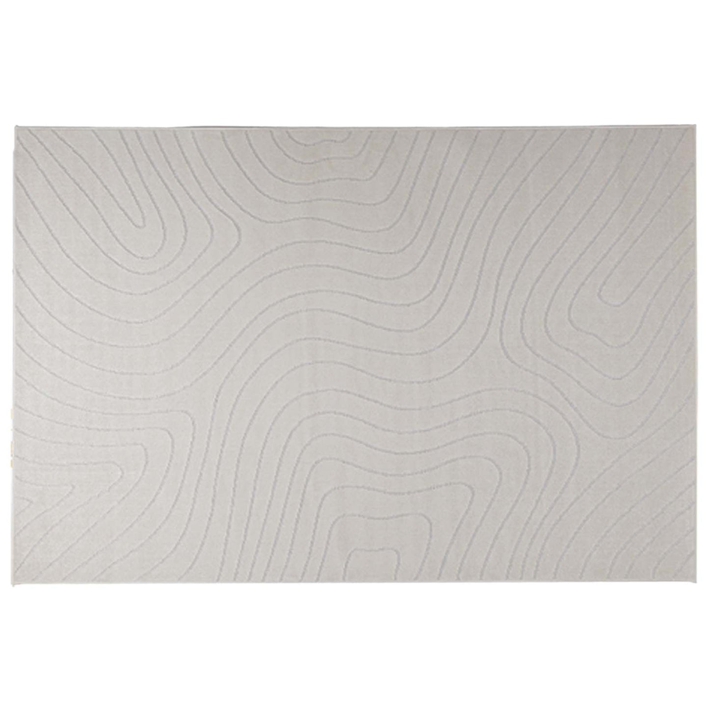 vidaXL Area Rugs Rectangular PALMERAS Cream 280 x 200 cm Polyester