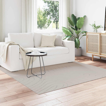 vidaXL Area Rugs Square PALMERAS Cream 120 x 120 cm Polyester