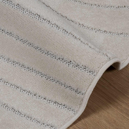 vidaXL Area Rugs Round PALMERAS Cream Ø 160 CM Polyester