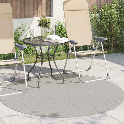 vidaXL Area Rugs Round PALMERAS Cream Ø 160 CM Polyester
