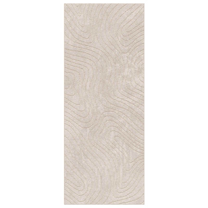 vidaXL Indoor and Outdoor Rug PALMERAS Beige 80 x 150 cm Polyester