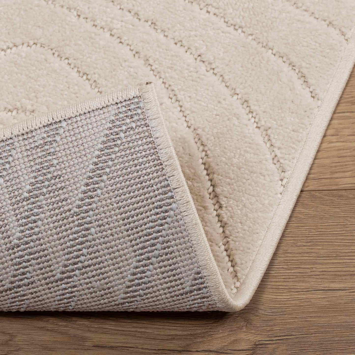 vidaXL Area Rugs Rectangular PALMERAS Beige 140 x 200 cm Polyester