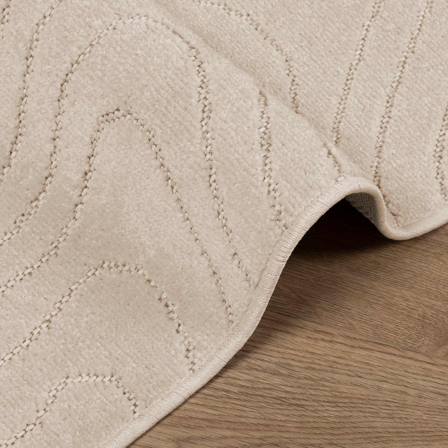 vidaXL Area Rugs Rectangular PALMERAS Beige 200 x 280 cm Polyester