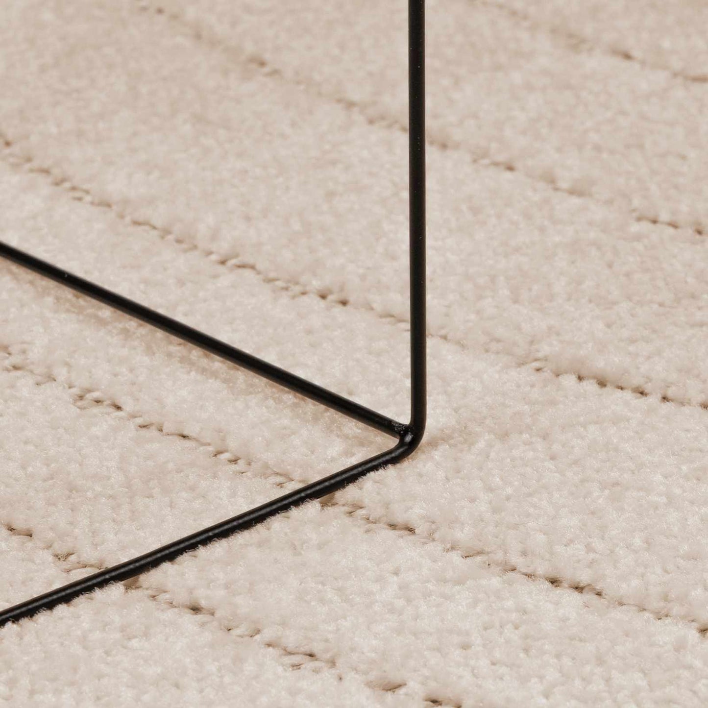 vidaXL Area Rugs Round PALMERAS Beige Ø 160 CM Polyester