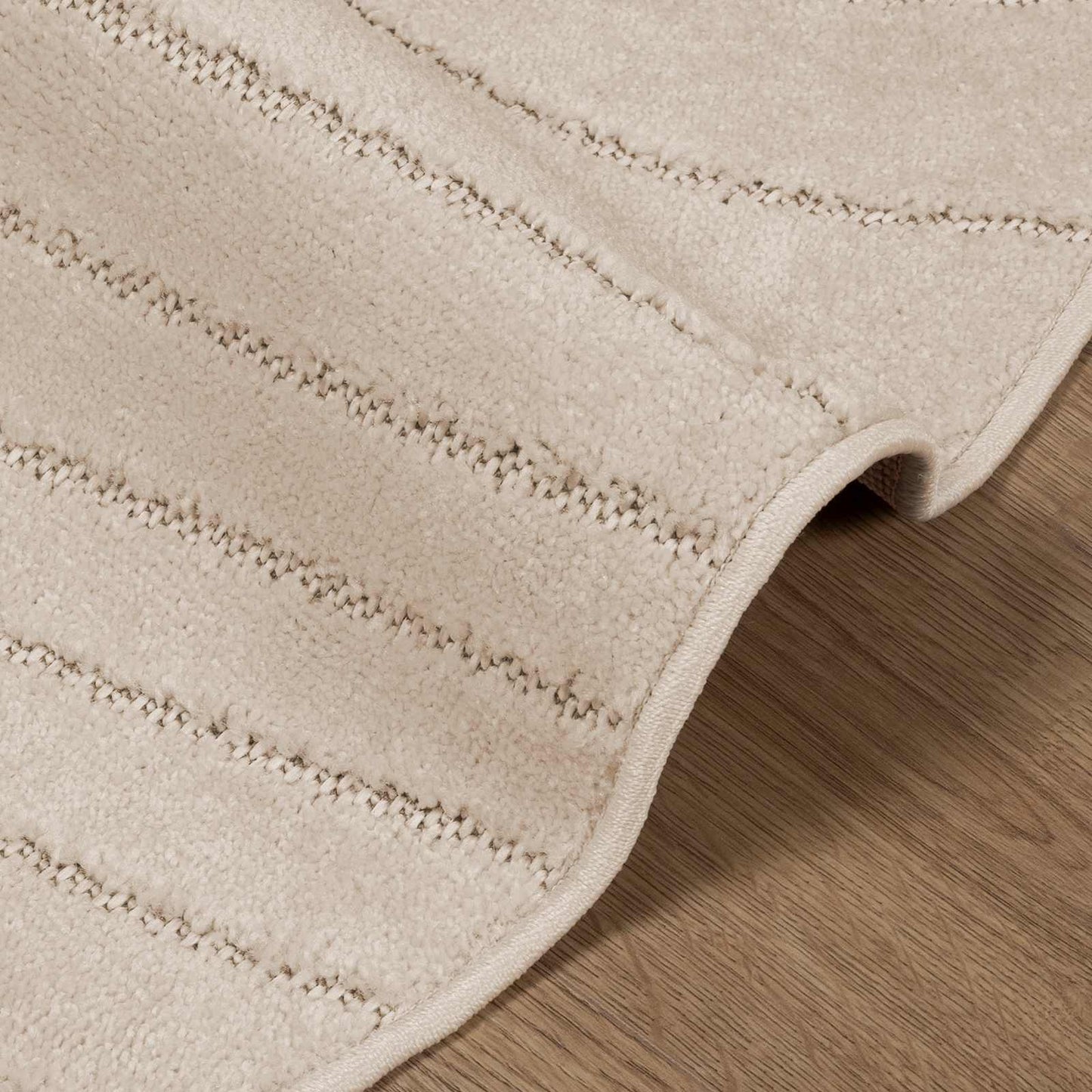 vidaXL Area Rugs Round PALMERAS Beige Ø 160 CM Polyester