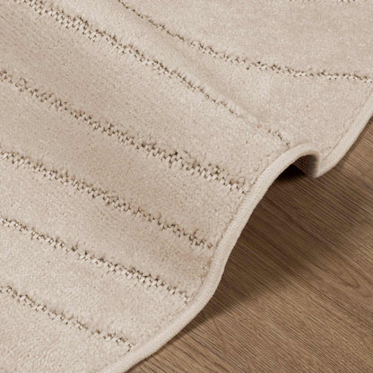 vidaXL Area Rugs Round PALMERAS Beige Ø 160 CM Polyester