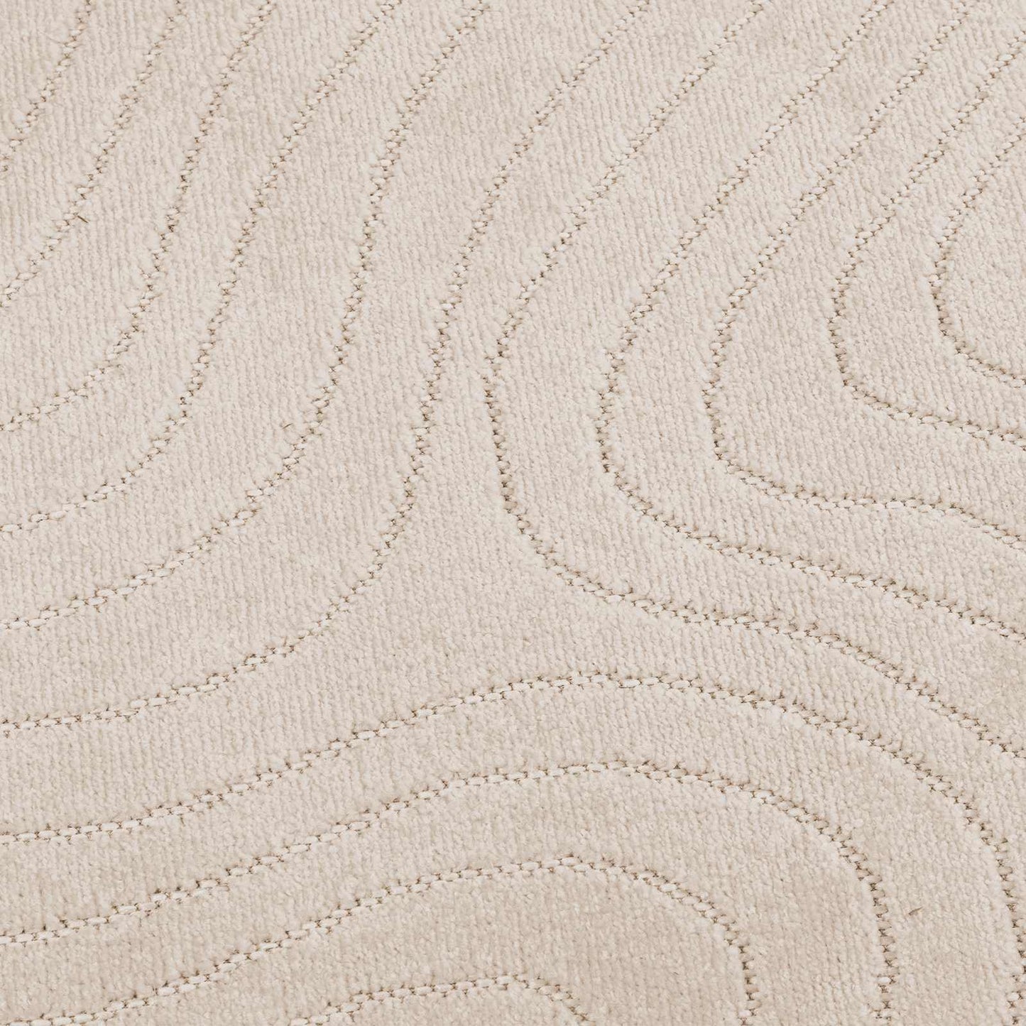 vidaXL Area Rugs Round PALMERAS Beige Ø 160 CM Polyester