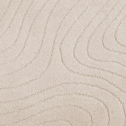 vidaXL Area Rugs Round PALMERAS Beige Ø 160 CM Polyester