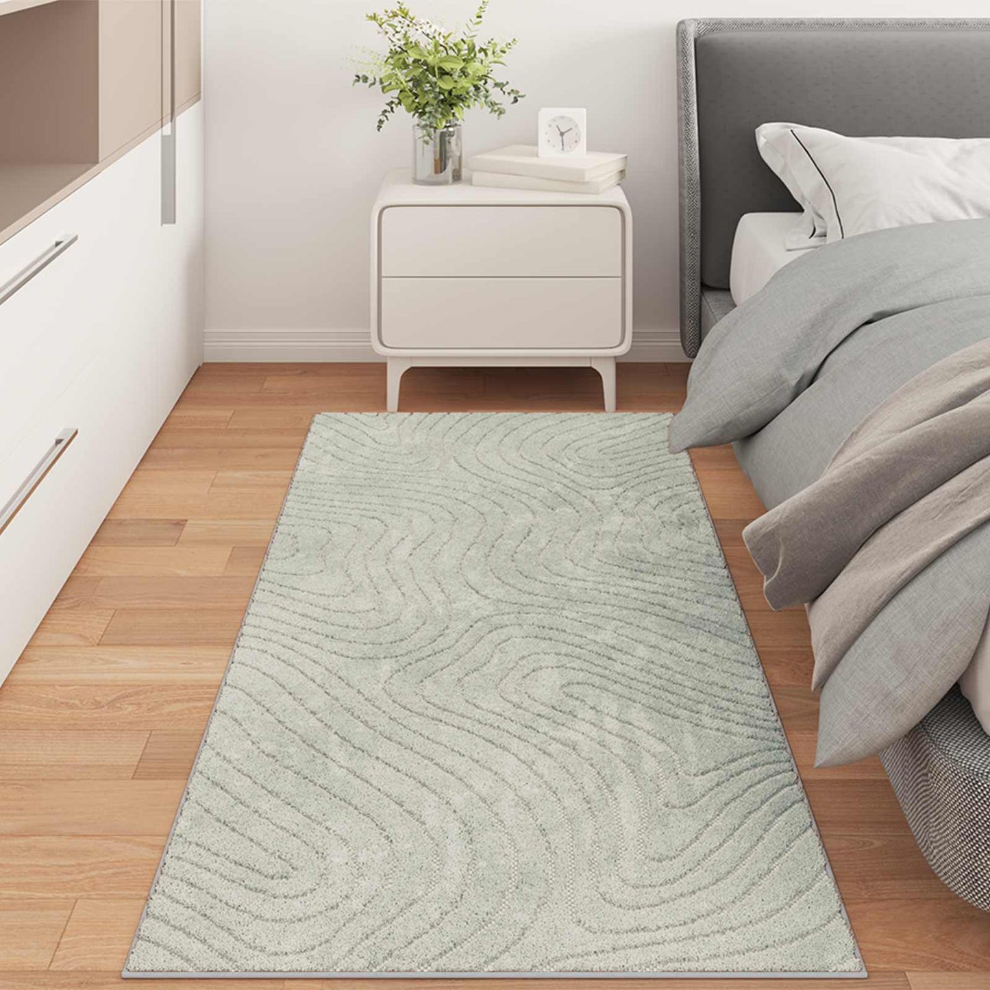 vidaXL Area Rugs Rectangular PALMERAS Green 80 x 150 cm Polyester