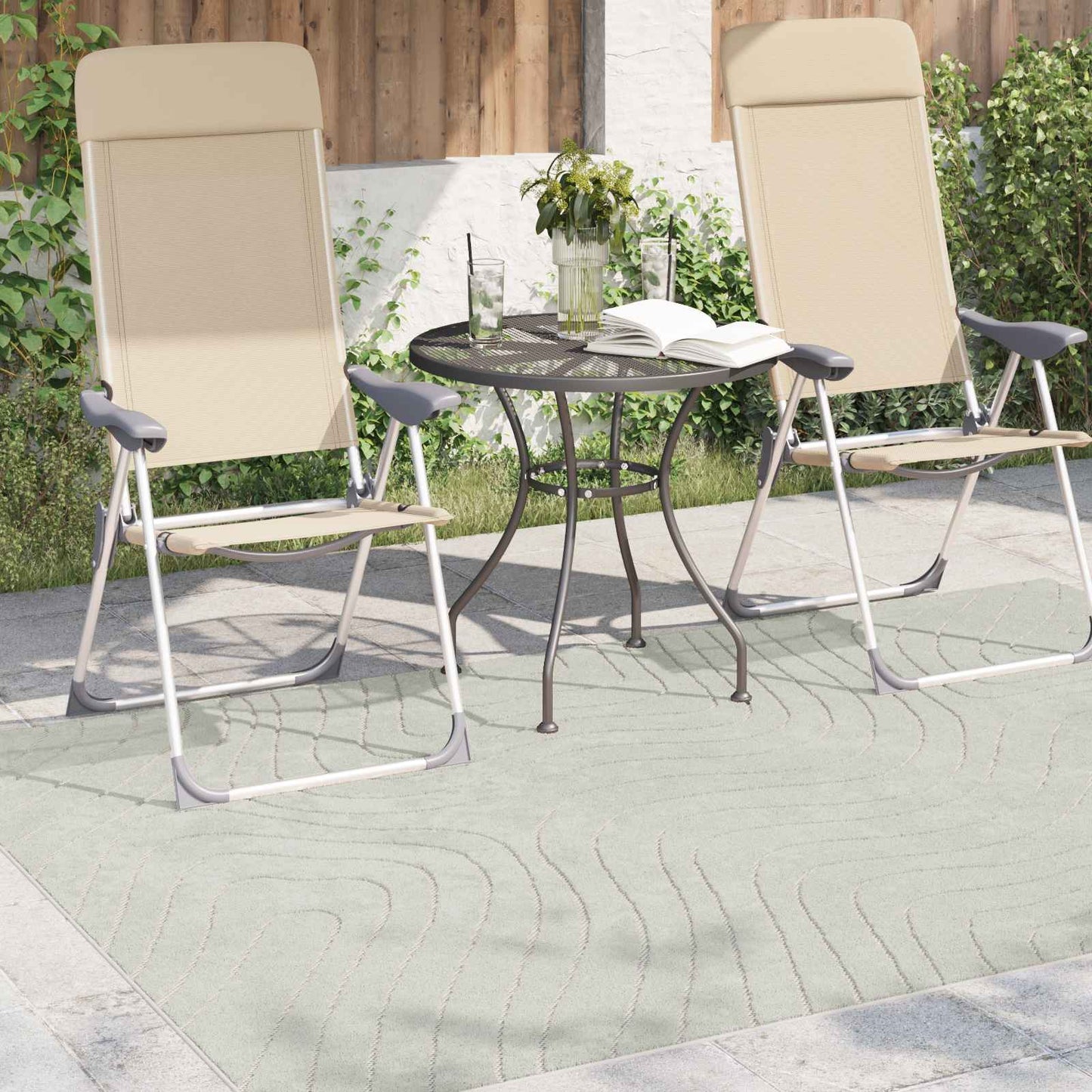 vidaXL Area Rugs Rectangular PALMERAS Green 160 x 230 cm Polyester