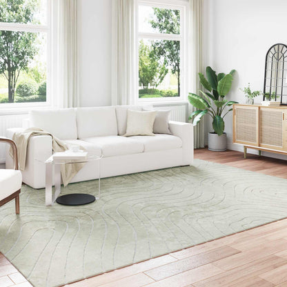 vidaXL Area Rugs Rectangular PALMERAS Green 200 x 280 cm Polyester
