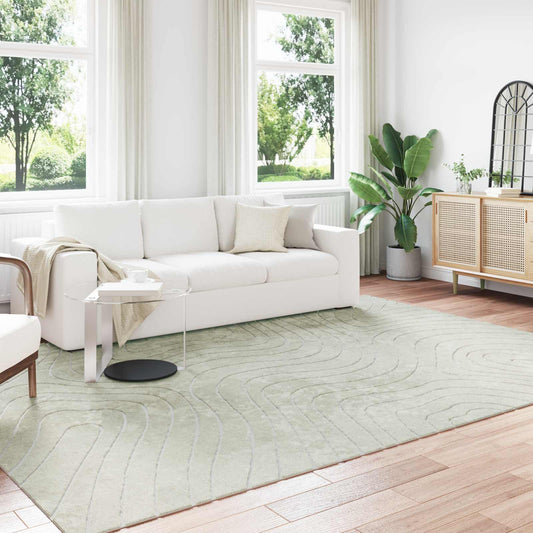vidaXL Area Rugs Rectangular PALMERAS Green 240 x 340 cm Polyester