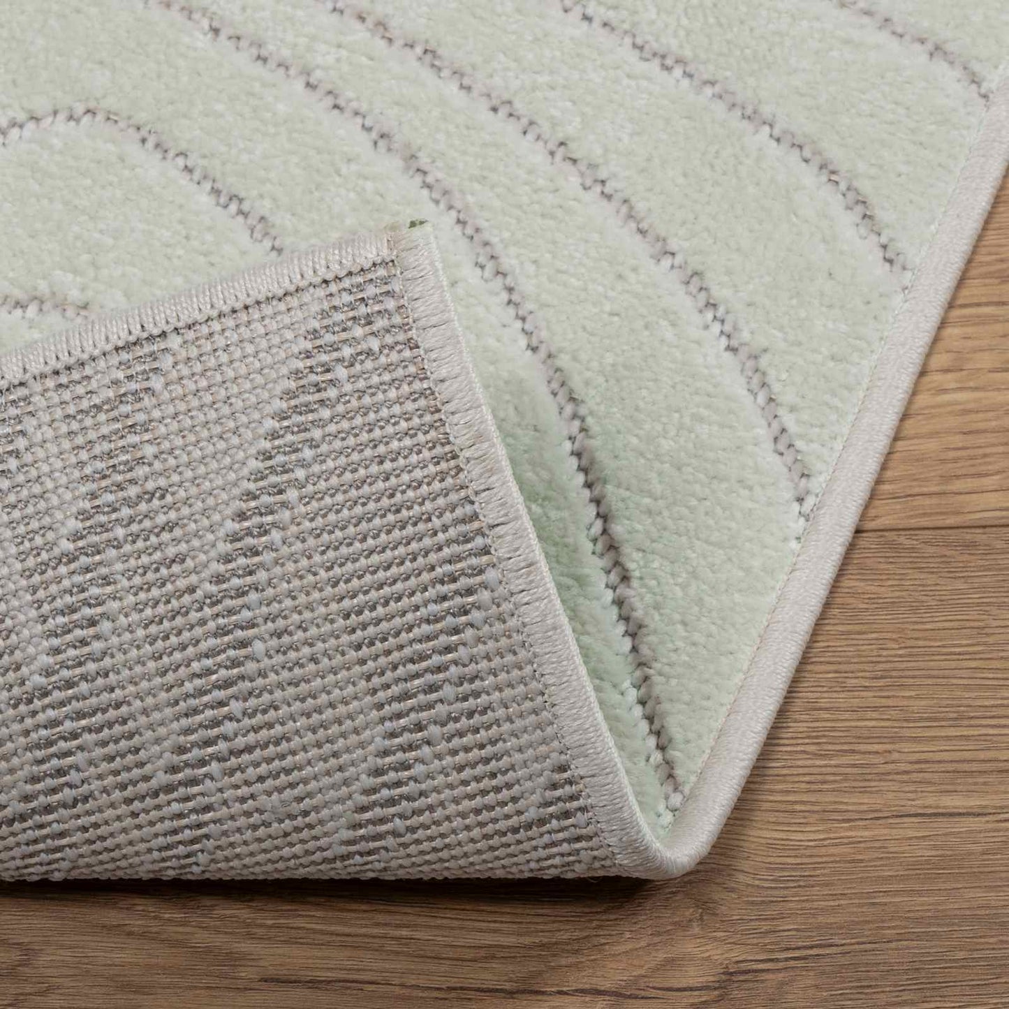 vidaXL Area Rugs Square PALMERAS Green 120 x 120 cm Polyester