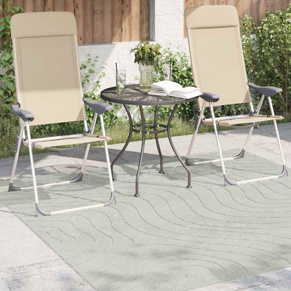 vidaXL Area Rugs Square PALMERAS Green 120 x 120 cm Polyester