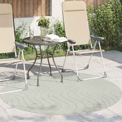 vidaXL Area Rugs Round PALMERAS Green Ø 200 CM Polyester