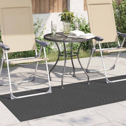 vidaXL Area Rugs Rectangular PALMERAS Anthracite 150 x 80 cm Polyester