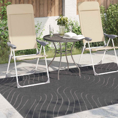 vidaXL Area Rugs Rectangular PALMERAS Anthracite 230 x 160 cm
