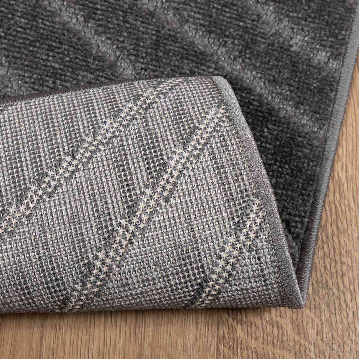 vidaXL Area Rugs Rectangular PALMERAS Anthracite 280 x 200 cm