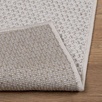 vidaXL Area Rugs Rectangular LUGO Cream 200 x 80 cm Polyester
