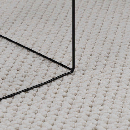vidaXL Area Rugs Rectangular LUGO Cream 200 x 80 cm Polyester