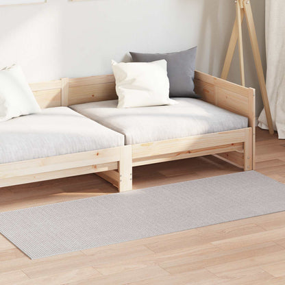vidaXL Area Rugs Rectangular LUGO Cream 200 x 80 cm Polyester