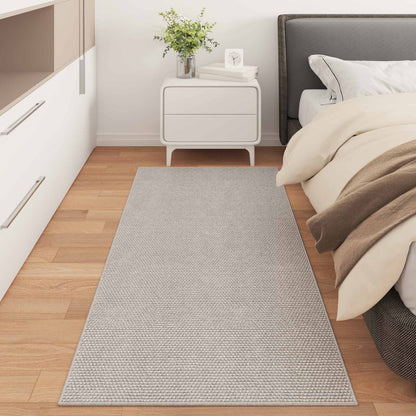 vidaXL Area Rugs Rectangular LUGO Cream 200 x 80 cm Polyester