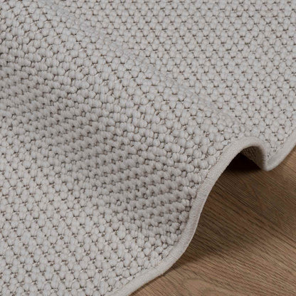 vidaXL Area Rugs Round LUGO Cream Ø 120 CM Polyester