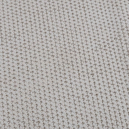 vidaXL Area Rugs Round LUGO Cream Ø 120 CM Polyester