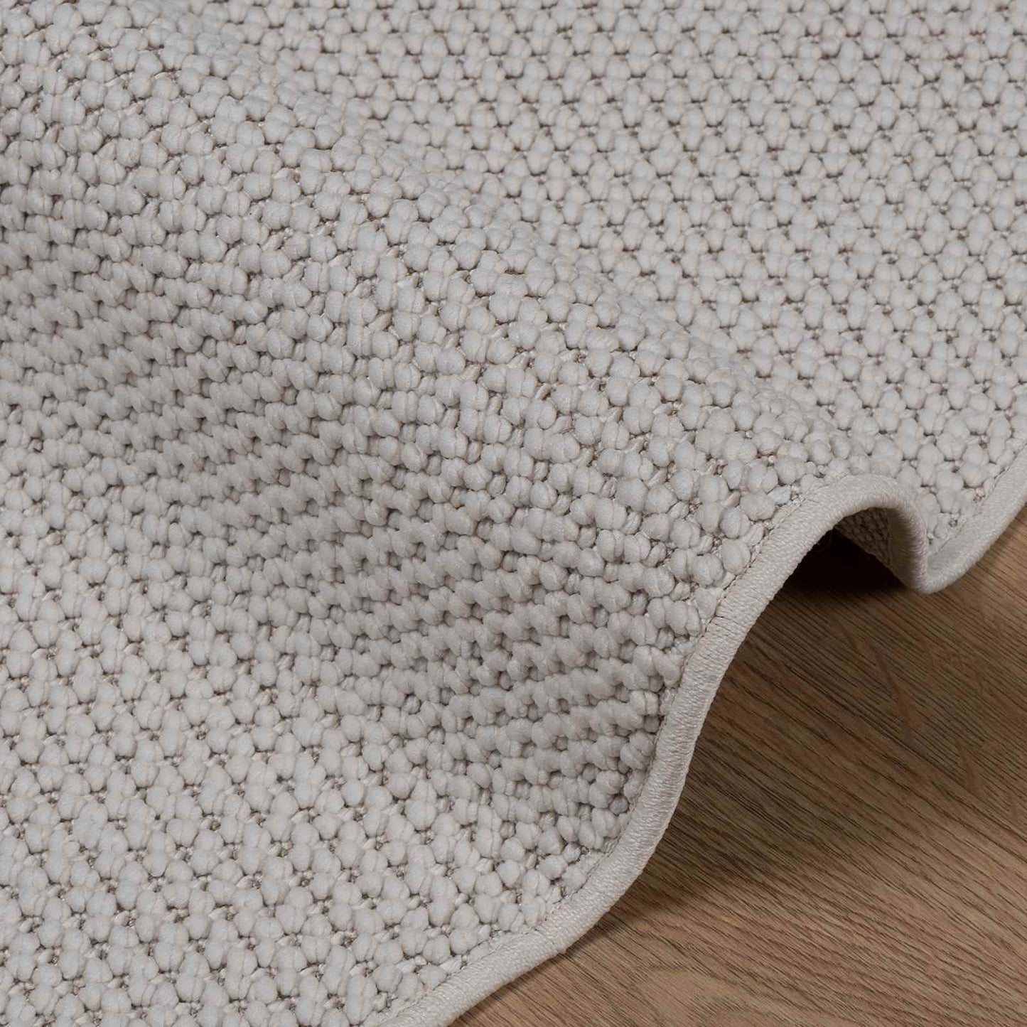 vidaXL Area Rugs Round LUGO Cream Ø 160 CM Polyester