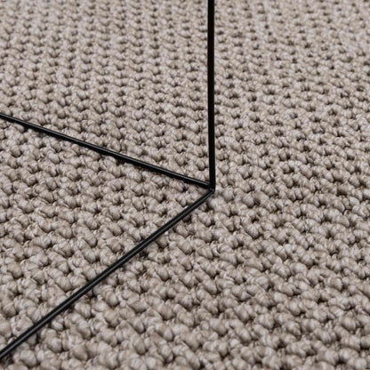 vidaXL Area Rugs Rectangular LUGO Taupe 240 x 340 cm Polyester