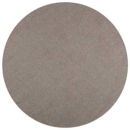 vidaXL Area Rugs Round LUGO Taupe Ø 120 CM Polyester
