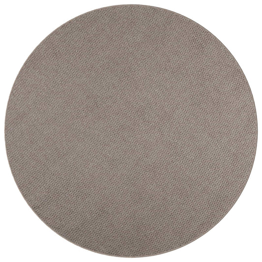 vidaXL Area Rugs Round LUGO Taupe Ø 200 CM Polyester