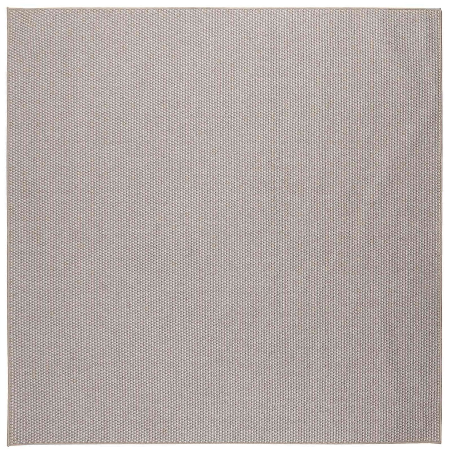 vidaXL Area Rugs Square LUGO Cream and Taupe 120 x 120 cm Polyester