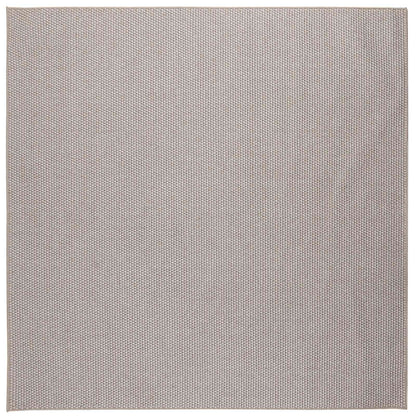 vidaXL Area Rugs Square LUGO Cream and Taupe 120 x 120 cm Polyester