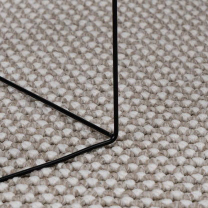 vidaXL Area Rugs Square LUGO Cream and Taupe 240 x 240 cm Polyester
