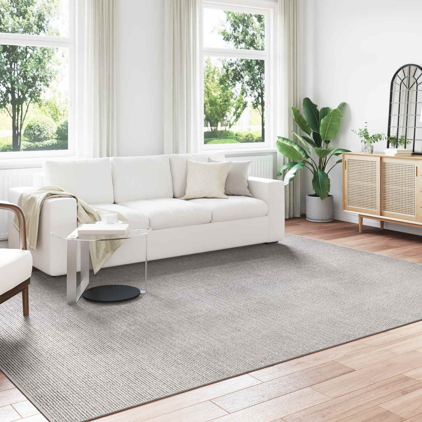 vidaXL Area Rugs Rectangular LUGO Cream and Grey 240 x 340 cm