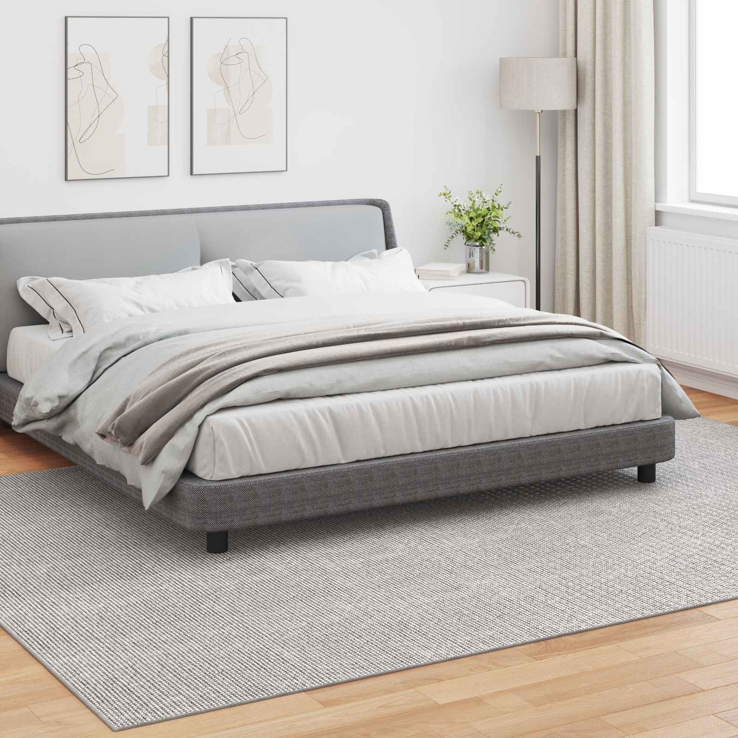 vidaXL Area Rugs Rectangular LUGO Cream and Grey 240 x 340 cm