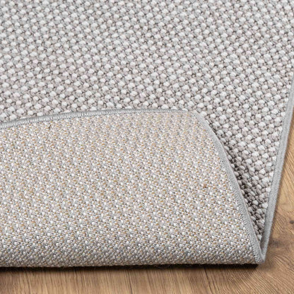 vidaXL Area Rugs Square LUGO Cream and Grey 200 x 200 cm Polyester