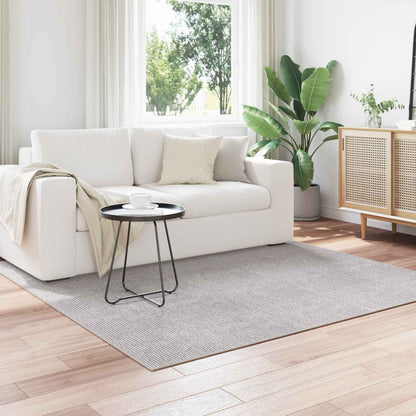 vidaXL Area Rugs Square LUGO Cream and Grey 200 x 200 cm Polyester