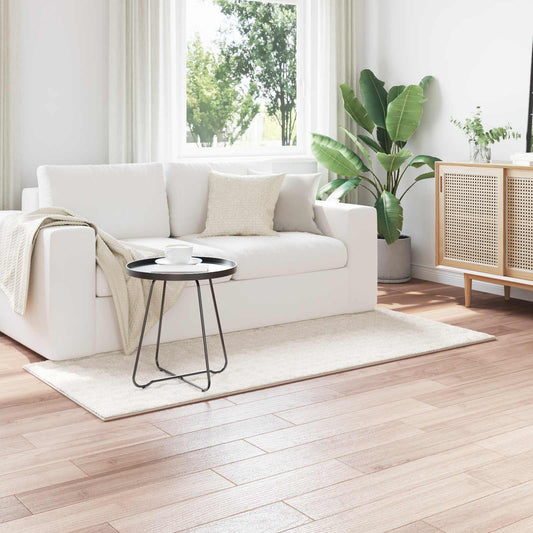vidaXL Area Rugs Rectangular SIROLO Cream 150 x 80 cm Polyester