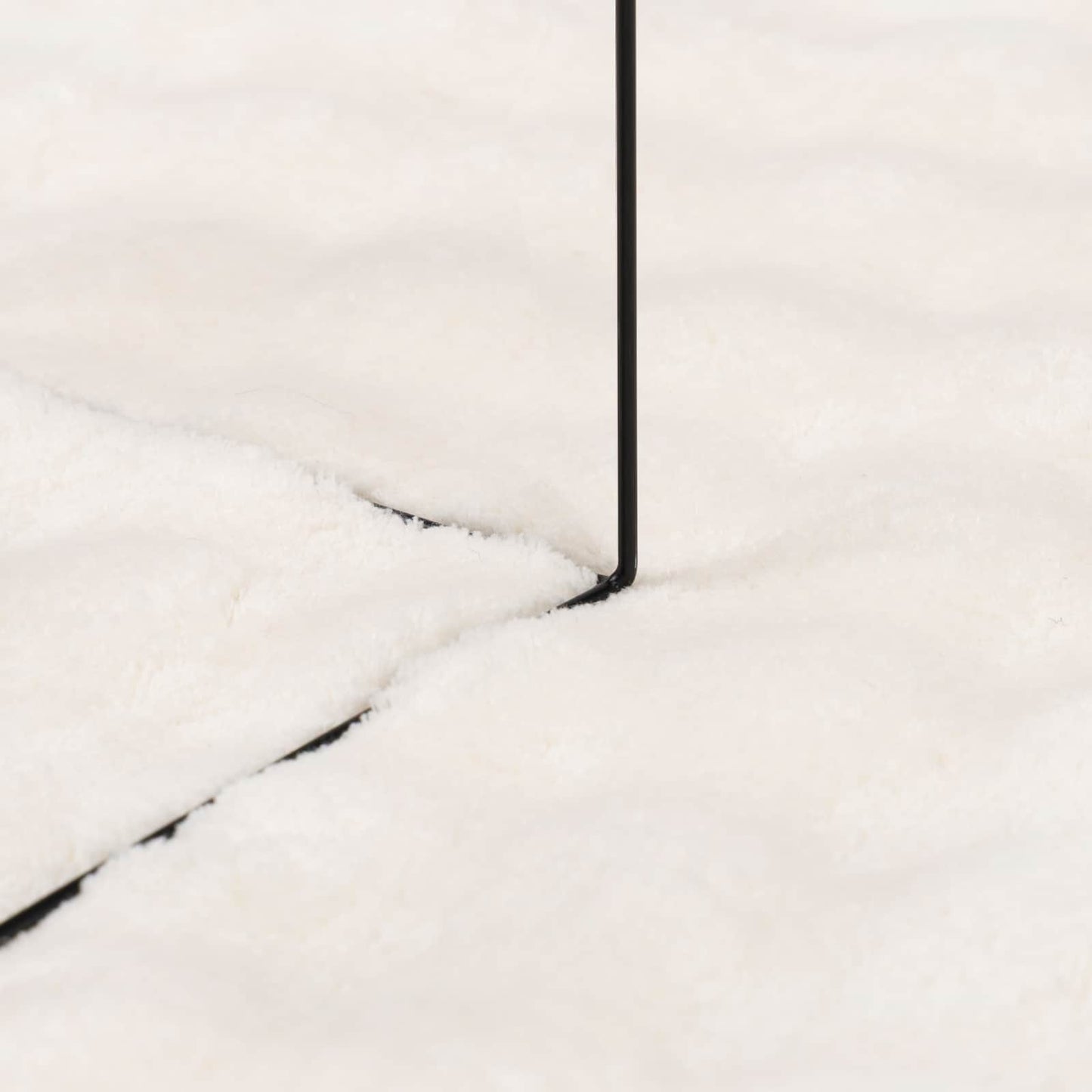 vidaXL Area Rugs Square SIROLO Cream 240 x 240 cm Polyester