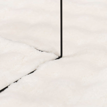 vidaXL Area Rugs Square SIROLO Cream 240 x 240 cm Polyester