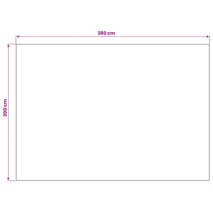 vidaXL Area Rugs Rectangular SIROLO Beige 280 x 200 cm Polyester