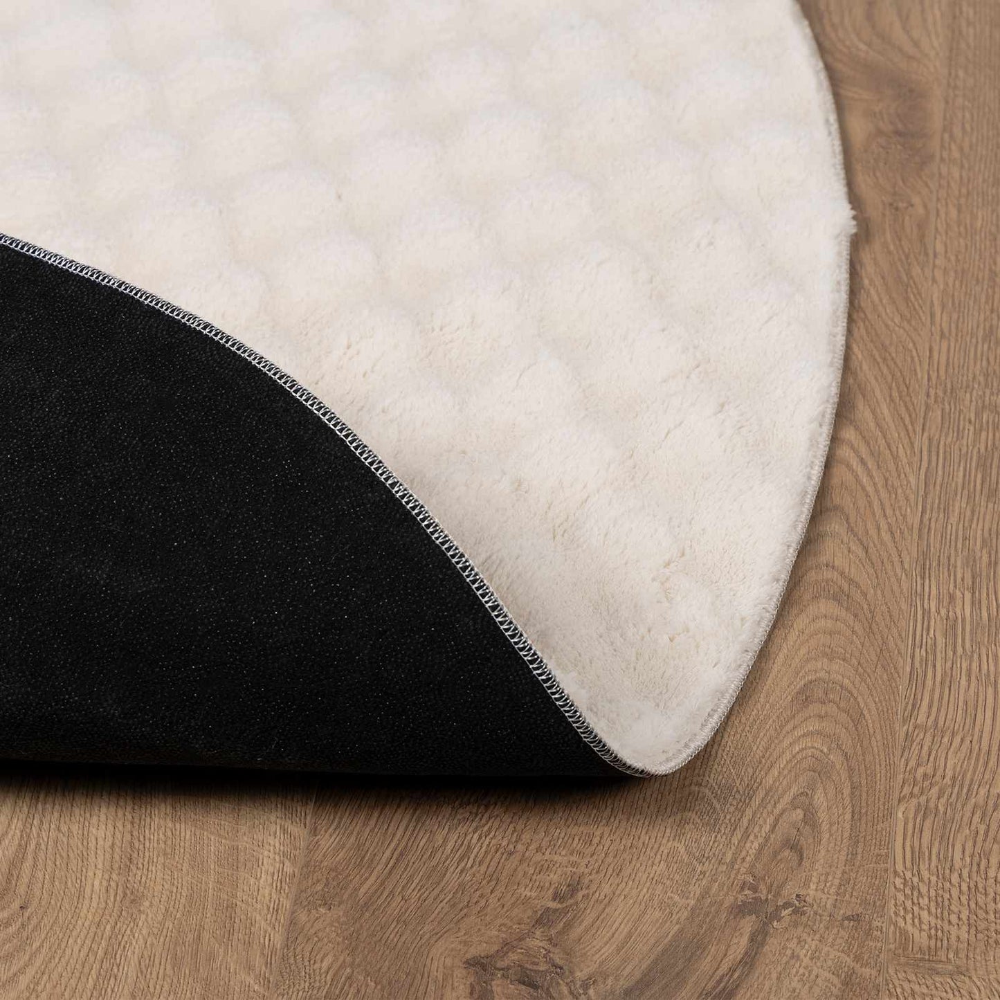 vidaXL Area Rugs Round SIROLO Beige Ø 160 CM Polyester