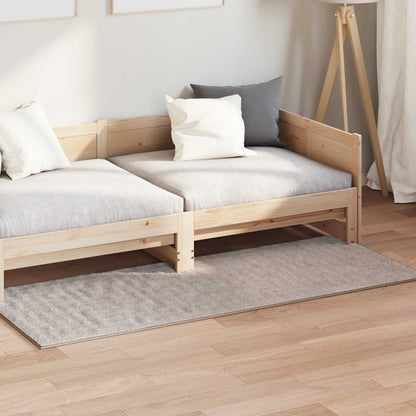 vidaXL Area Rugs Rectangular SIROLO Sand 150 x 80 cm Polyester