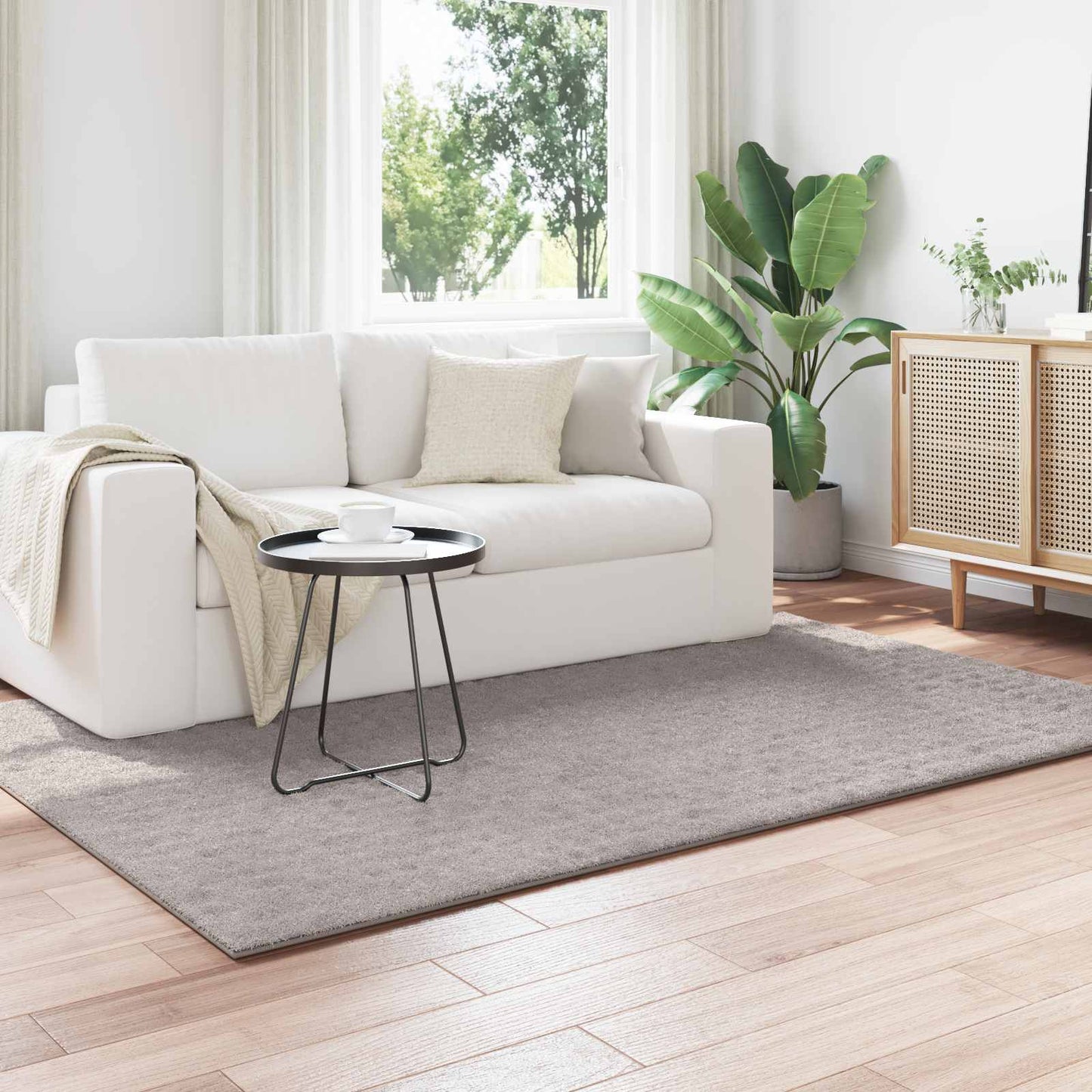 vidaXL Area Rugs Rectangular SIROLO Sand 170 x 120 cm Polyester