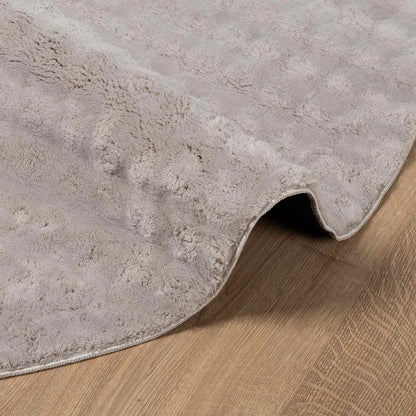vidaXL Area Rugs Round SIROLO Sand Ø 160 CM Polyester