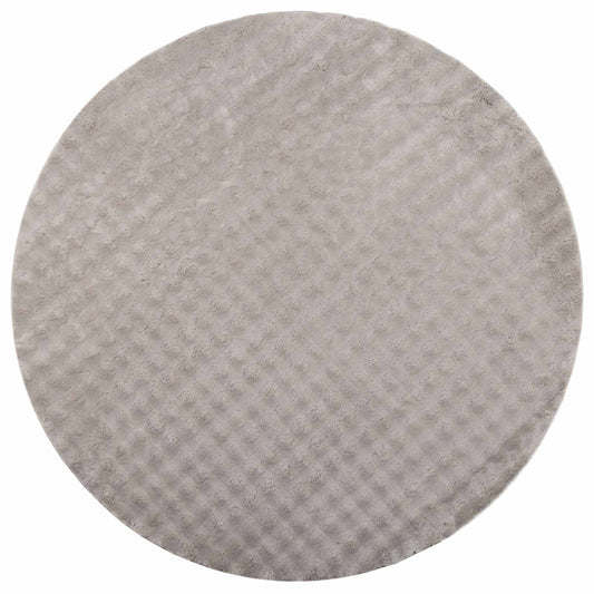 vidaXL Area Rugs Round SIROLO Sand Ø 200 CM Polyester